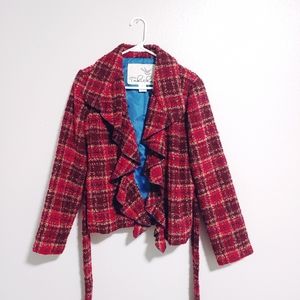 Anthropologie | Tabitha Plaid Coat Blazer